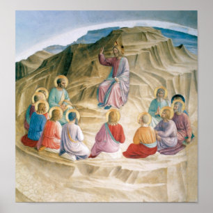 Angelico Sermon op het Poster van de berg
