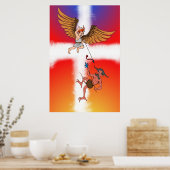 angeliegevecht poster (Keuken)