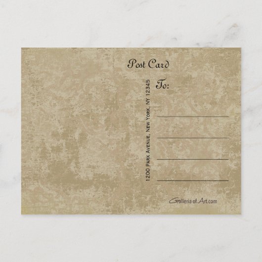 Angelik ~ Briefkaart / Uitnodigingen (Achterkant)