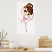 Angelina de Ballerina Poster (Keuken)