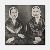 Angelina en Sarah Grimke Sisters ERA Suffrage Magneet (Voorkant)