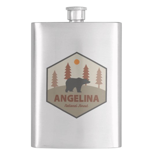 Angelina National Forest Texas Beer Flacon (Voorkant)