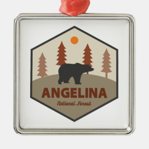 Angelina National Forest Texas Beer Metalen Ornament