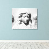 AngelInRourning fallnangeltears Large 2 Canvas Afdruk (Insitu (Houten vloer))