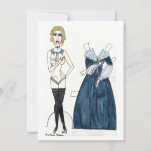 Angelique Paper Doll Kaart