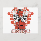 angelique zwart briefkaart (Voorkant)