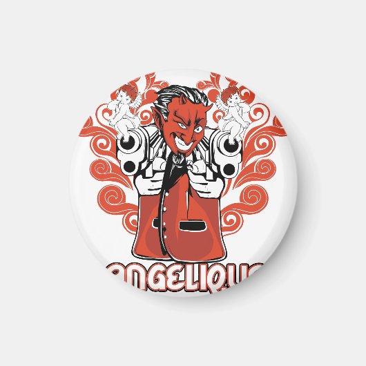angelique zwart magneet (Voorkant)