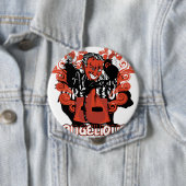 angelique zwart ronde button 4,0 cm (In situ)