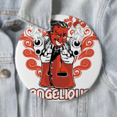 angelique zwart ronde button 6,0 cm (In situ)