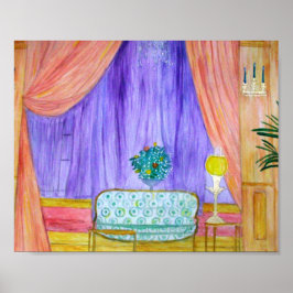 Angelique's Room 8 x 10 Kaart Stock Print