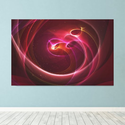 angelische hemels omwikkeld doek canvas afdruk (Insitu (Houten vloer))