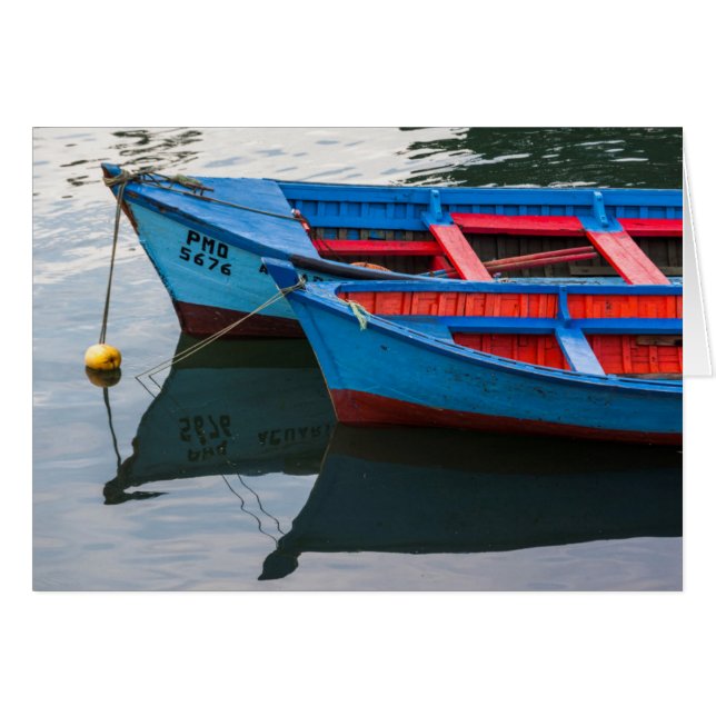 Angelmo-haven, vissersboten. (Voorkant Horizontaal)