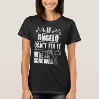 ANGELO Gift Naam Fix It Funny Verjaardag Personali T-shirt