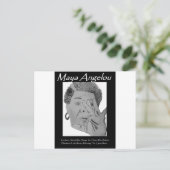 Angelou Quote Groet Briefkaart (Staand voorkant)