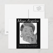 Angelou Quote Groet Briefkaart (Voorkant / Achterkant)