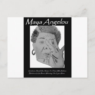 Angelou Quote Groet Briefkaart