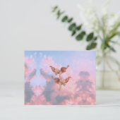 Angels aan de hemel briefkaart (Staand voorkant)