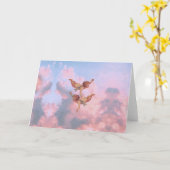 Angels aan de hemel kaart (Gele Bloem)