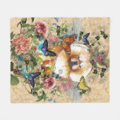 ANGELS AMONG US Chow fleece blanket in 3 maten Deken (Voorkant (Horizontaal))