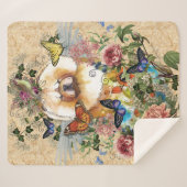 ANGELS AMONG US Chow sherpa blanket Sherpa Deken (Voorkant (horizontaal))