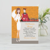 Angels and Devils Halloween Invitation (CA) Kaart (Staand voorkant)