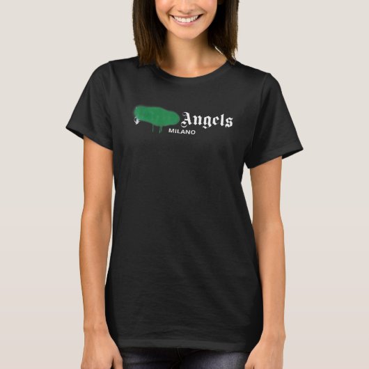 Angels,  Angels Yellow Spray T-shirt (Voorkant)