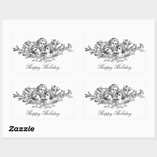 Angels  Art Custom Gift Sticker (Vel)