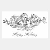 Angels  Art Custom Gift Sticker (Voorkant)