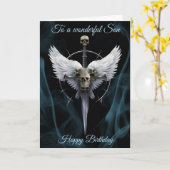 Angel's Bane Verjaardag Kaart (Gele Bloem)