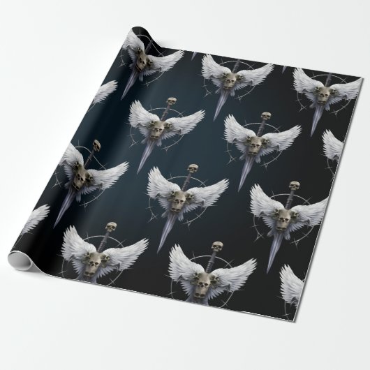 Angels Bane Wrapping Paper Cadeaupapier (Uitgerold)
