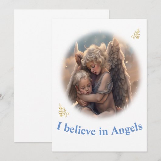 Angels Bedankkaart (Voorkant / Achterkant)