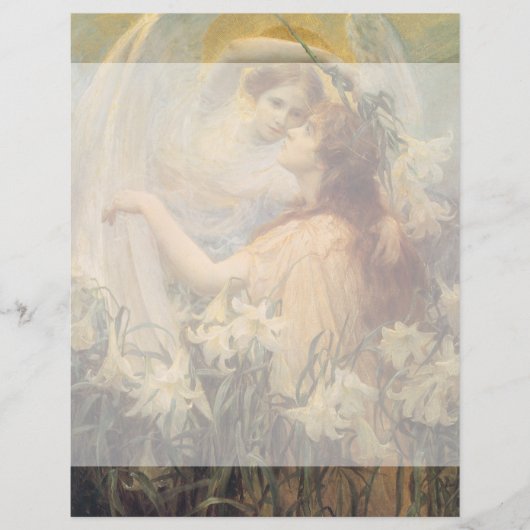 Angel's boodschap van George Swinstead, kunst (Voorkant)