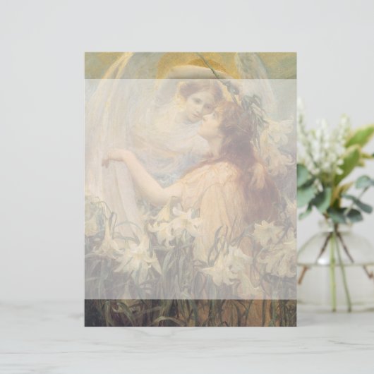 Angel's boodschap van George Swinstead, kunst (Staand voorkant)