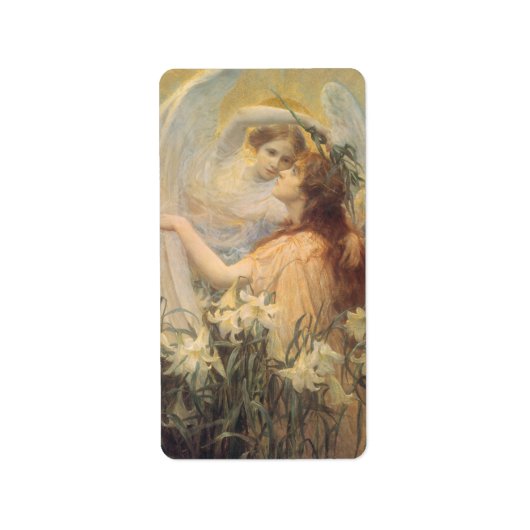 Angel's boodschap van George Swinstead,  kunst Etiket (Voorkant)