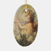 Angel's boodschap van George Swinstead,  kunst Keramisch Ornament (Rechts)