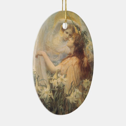 Angel's boodschap van George Swinstead,  kunst Keramisch Ornament (Rechts)