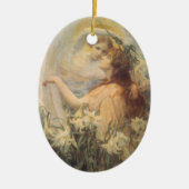 Angel's boodschap van George Swinstead,  kunst Keramisch Ornament (Voorkant)
