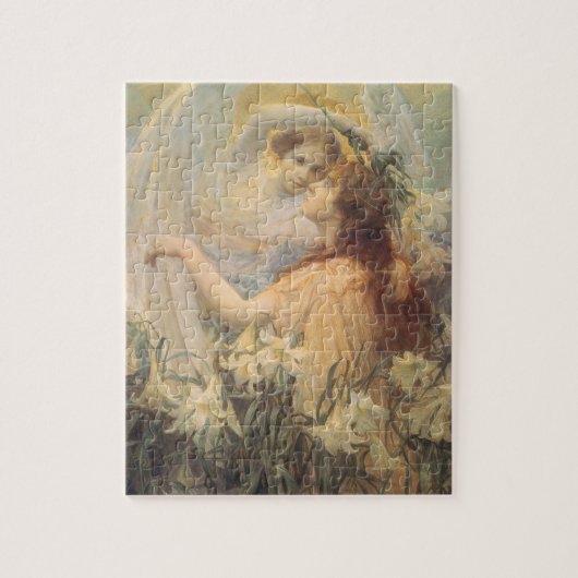 Angel's boodschap van George Swinstead,  kunst Legpuzzel (Verticaal)