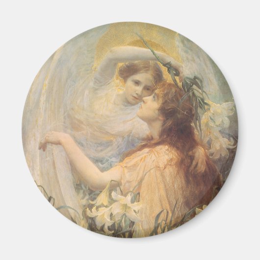 Angel's boodschap van George Swinstead,  kunst Magneet (Voorkant)