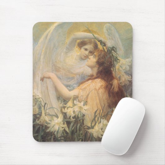 Angel's boodschap van George Swinstead,  kunst Muismat (Met muis)