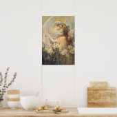 Angel's boodschap van George Swinstead, kunst Poster (Keuken)