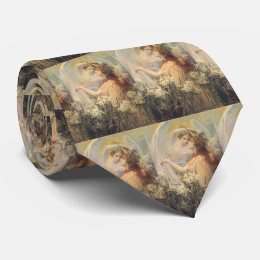 Angel's boodschap van George Swinstead,  kunst Stropdas (Opgerold)