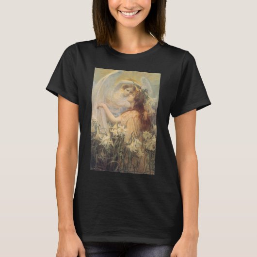 Angel's boodschap van George Swinstead,  kunst T-shirt (Voorkant)