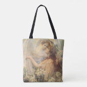 Angel's boodschap van George Swinstead, kunst Tote Bag (Achterkant)