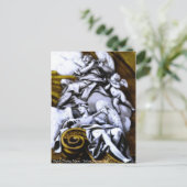 Angels Briefkaart Muziek afspelen (Staand voorkant)