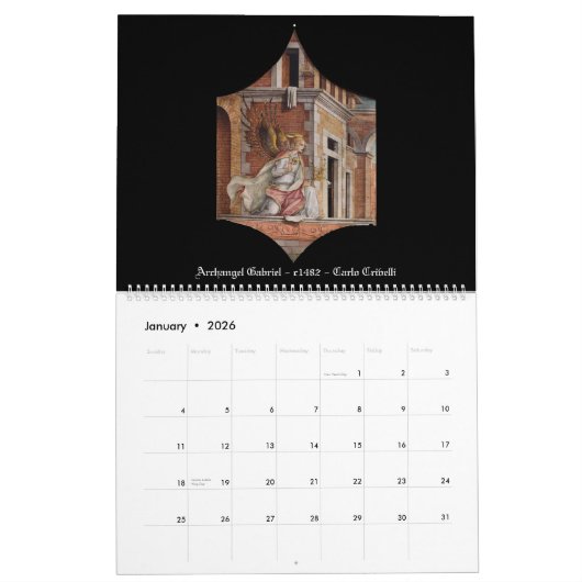 Angels By the Masters Volume 3 Kalender (Jan 2026)