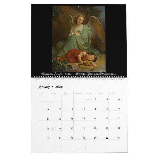 Angels By the Masters Volume 7 Kalender (Jan 2026)