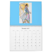Angels Calendar: Niet-bebouwde pasteeltekeningen Kalender (Jan 2027)