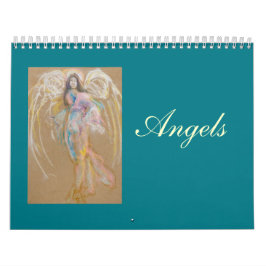 Angels Calendar: Niet-bebouwde pasteeltekeningen Kalender