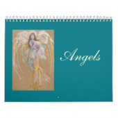 Angels Calendar: Niet-bebouwde pasteeltekeningen Kalender (Hoes)